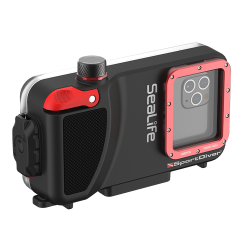 SportDiver Underwater Smartphone Housing Fits & works with  iPhone 8 through 15 Pro Max and most Android Phones.  Check compatibility online at https://www.sealife-cameras.com/sportdiver-compatibility/